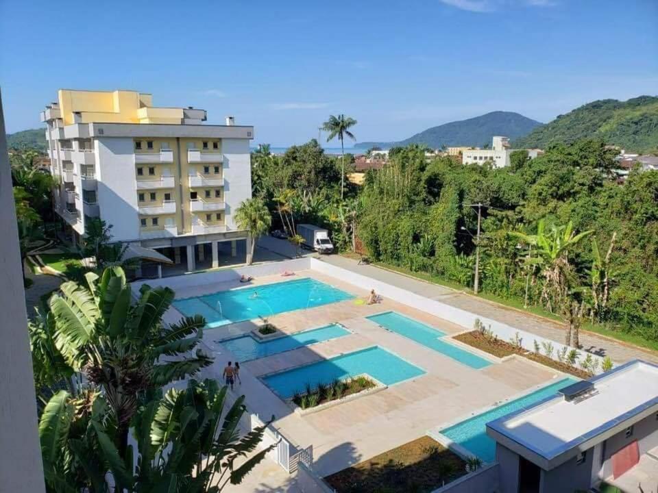 Varanda Gourmet, 05 Piscinas, Elevador E Wi-Fi No Condominio Passaredo Ubatuba Exterior foto